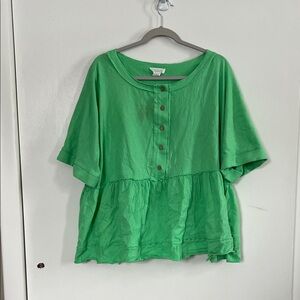 Green Women's Top